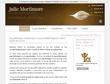 Tablet Screenshot of juliemortimore.fr